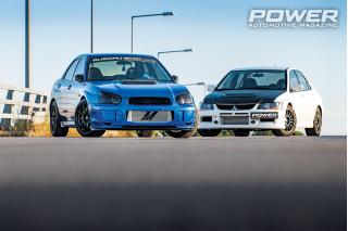 Mitsubishi Lancer EVO IX 542Ps vs Subaru Impreza WRX 601Ps